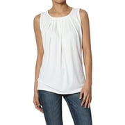 Womens Lace Trim V-Neck Cotton Blend Camisole Tank Top Collection S-3X ClothingAve